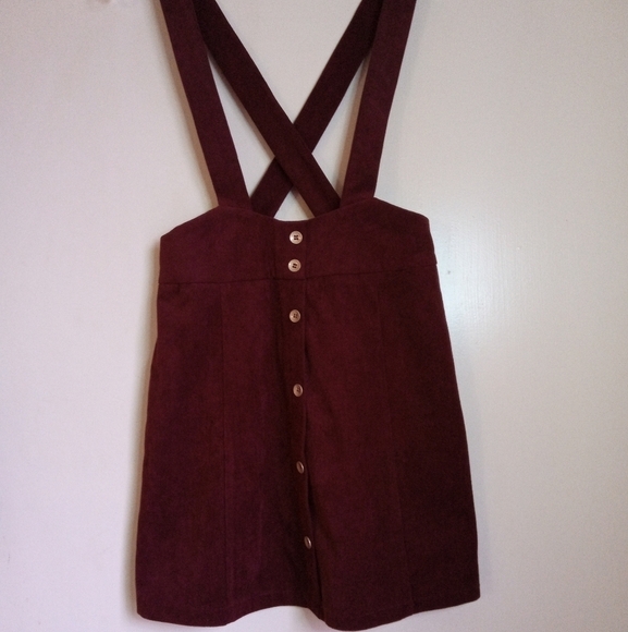 Allegra K corduroy skirt overalls - Picture 5 of 9